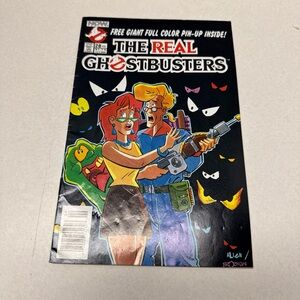 The Real Ghostbusters - #28 Final Issue Now Comics 1990 RARE w Pin-up - Vintage